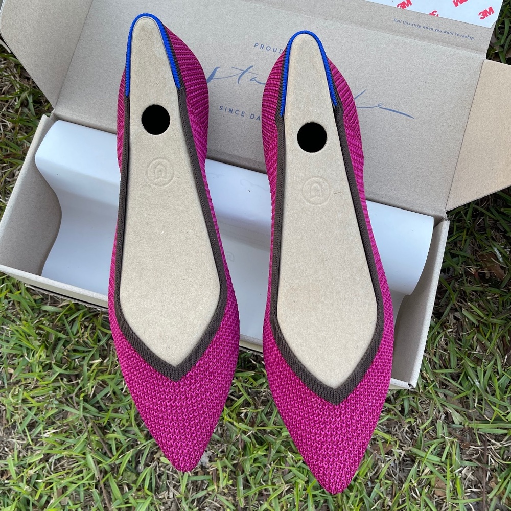 New Rothy’s Magenta Points Size 10